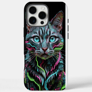 Cybernetic Cat Iphone Phone Case