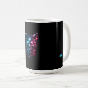 Cybernetic Glitch Skull Gaming Mug - SYSTEM_GMR Ed