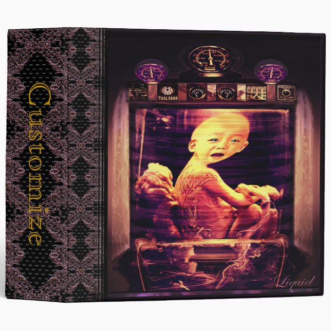 Cybernetic Incubator Customizable Binder (Front/Spine)