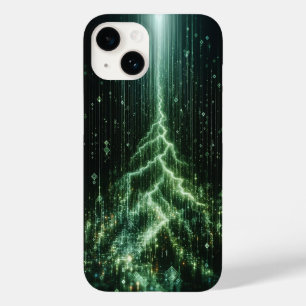Cybernetic Lightning Bolt Phone Case - Glowing 