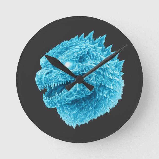 Cybernetic Titan Round Clock (Front)