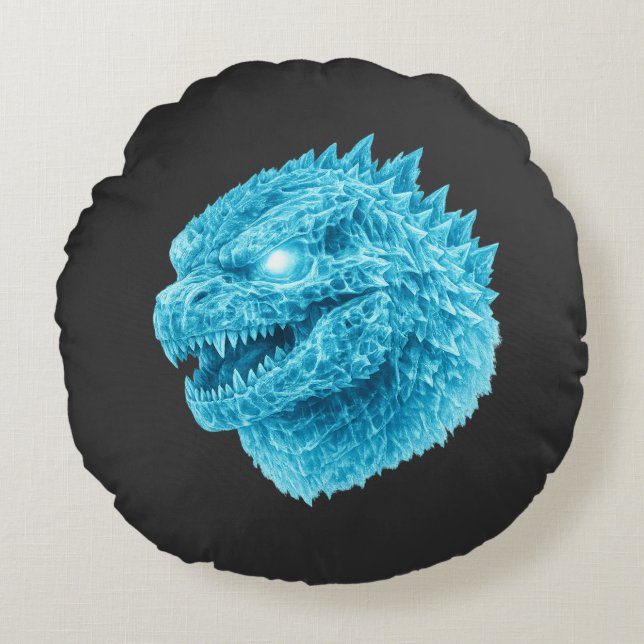 Cybernetic Titan Round Pillow (Front)