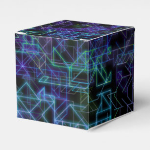 cybernetic veins, in blue and green : favor box