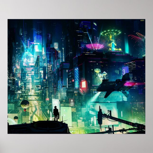 CYBERPUNK CITY POSTER (Front)
