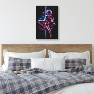 Cyberpunk Dancer  Canvas Print