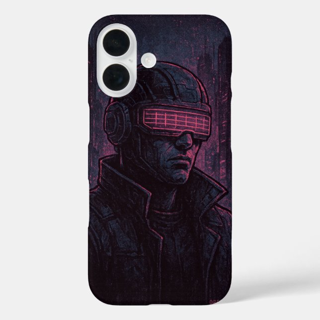Cyberpunk Dystopian Warrior | Dreamframe_U8O Origi Case-Mate iPhone Case (Back)
