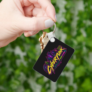 Cyberpunk Genre Lover Keychain