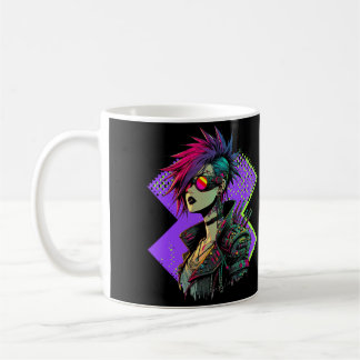Cyberpunk Girl Coffee Mug
