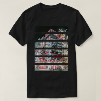 Cyberpunk Japan Cityscape  T-Shirt