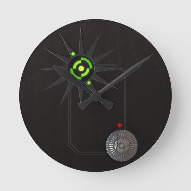 Cyberpunk LED Horloge murale (Recto)