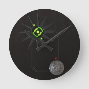 Cyberpunk LED Horloge murale