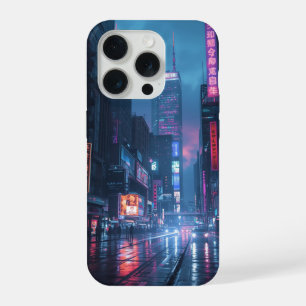 Cyberpunk Neon City Phone Case