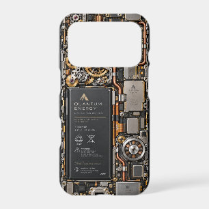 Cyberpunk Quantum Tech Circuit Board Phone Case &