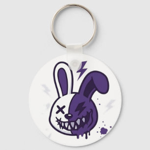 Cyberpunk Rabbit Graphic - Energy Without Limits S Keychain
