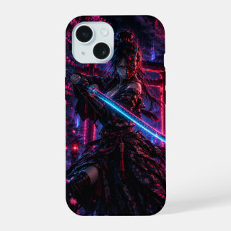 Cyberpunk Samurai Woman – Neon Ronin