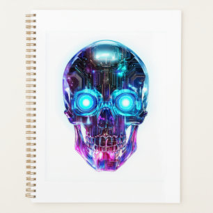 Cyberpunk Skull King Planner