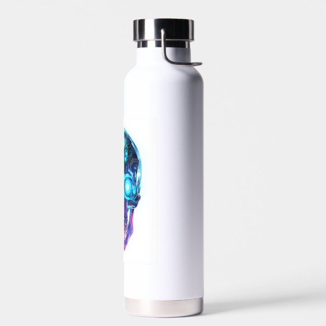 Cyberpunk Skull King Water Bottle (Left)