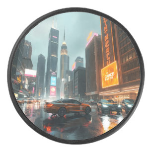 Cyberpunk Skyscrapper City Cars