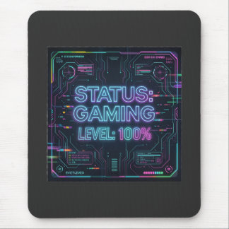 Cyberpunk Status Gaming Level 100 mousepad