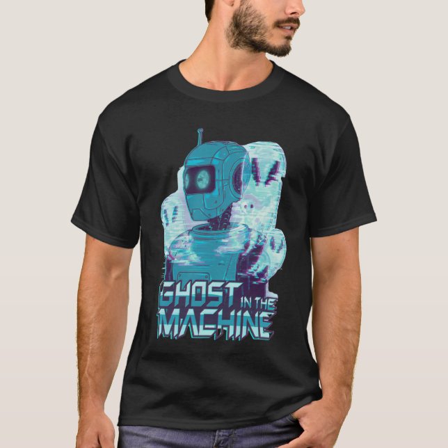 🤖Cyberpunk Streetwear Gamer Ghost In the Machine T-Shirt (Front)