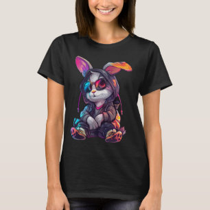 Cyberpunk Style Rabbit Little Rabbit Cute Child T-Shirt