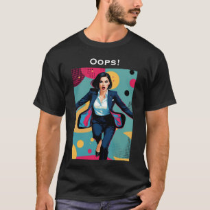 Cyberpunk Stylish Girl Pop Art T-Shirt