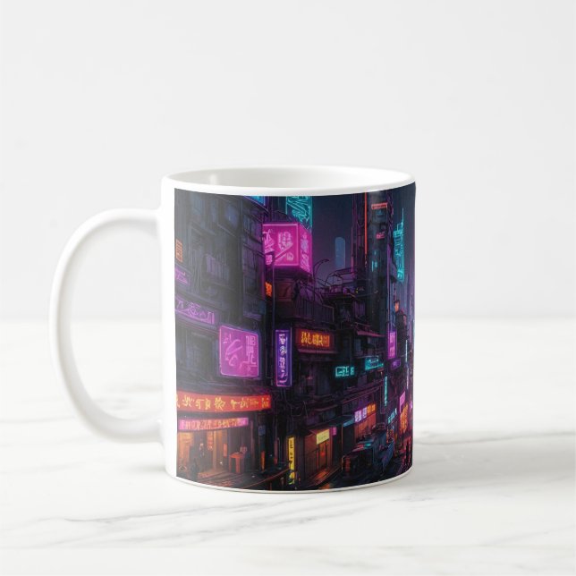 Cyberpunk Themed Mug (Gauche)