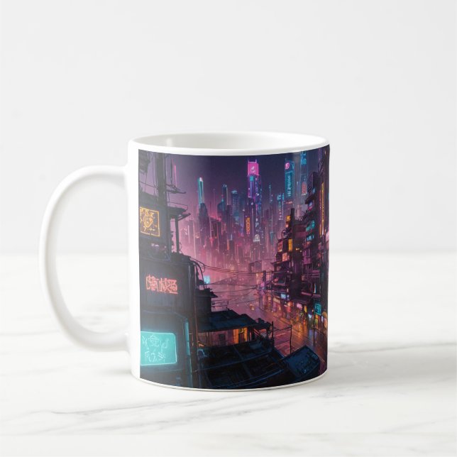 Cyberpunk Themed Mug (Left)