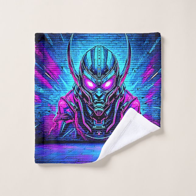 Cyberpunk Vibe héroïque (Gant de toilette)