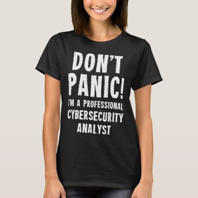 Cybersecurity Analyst T-Shirt (Front)