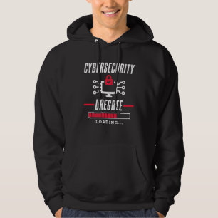 Cybersecurity Degree loading for all Computer Fan Hoodie