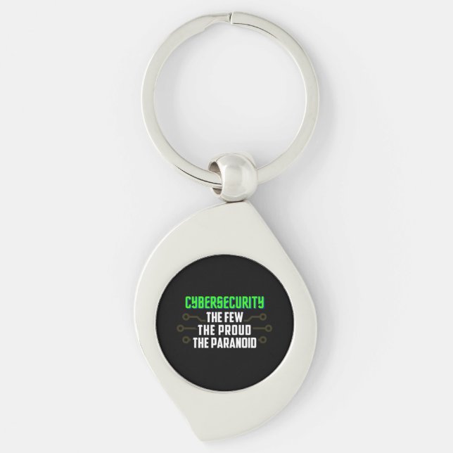 cybersecurity, hacker keychain (Front)