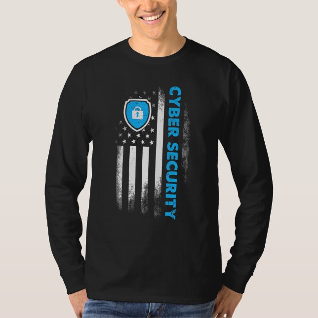 Cybersecurity It Analyst Certified Tech Security 2 T-Shirt (Front)