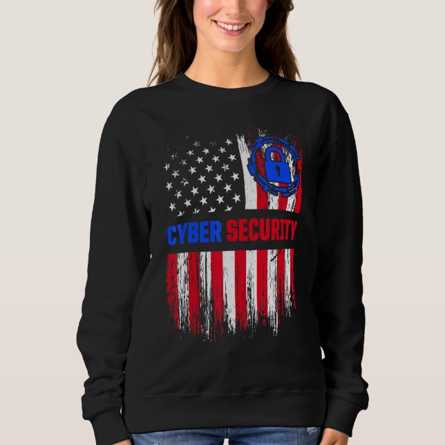Cybersecurity It Analyst Certified Tech Security 3 Sweatshirt (Front)