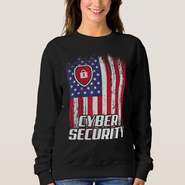 Cybersecurity It Analyst Certified Tech Security 3 Sweatshirt (Front)