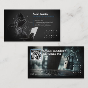 Cybersecurity Services ONLINE PROTECTION SERVICE Business Card