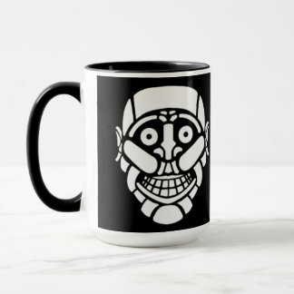Cybersmily Cyborg Logo Black Mug