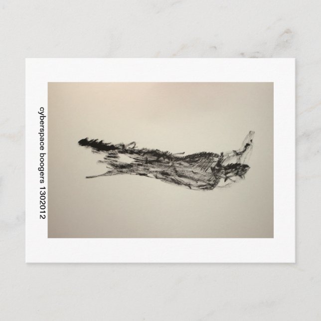 cyberspace boogers 1302012 postcard (Front)