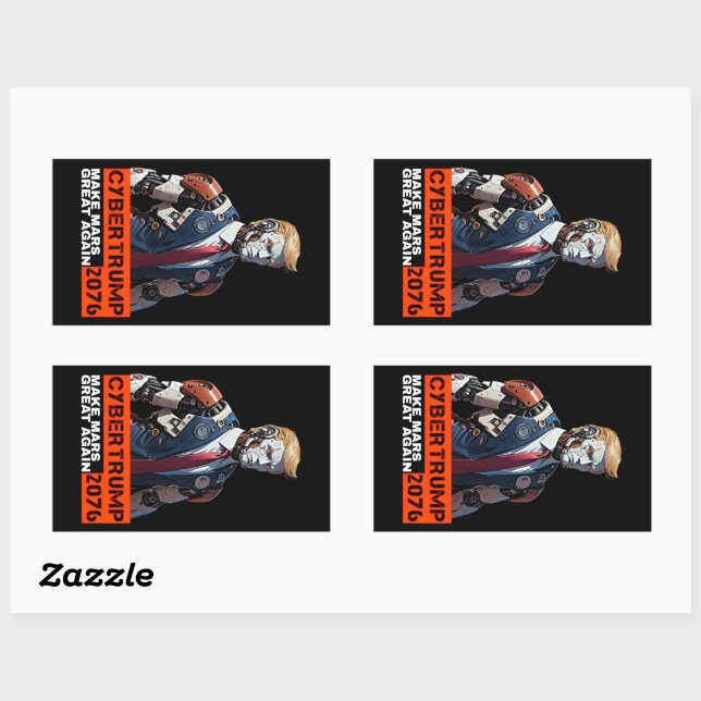 CyberTrump 2076 | Make Mars Great Again Sticker (Sheet)