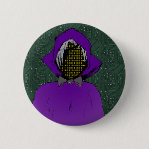 CyberWorld copy 2 Inch Round Button