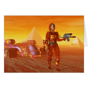 CYBORG ARES DANS LE DÉSERT HYPERION Science-fictio