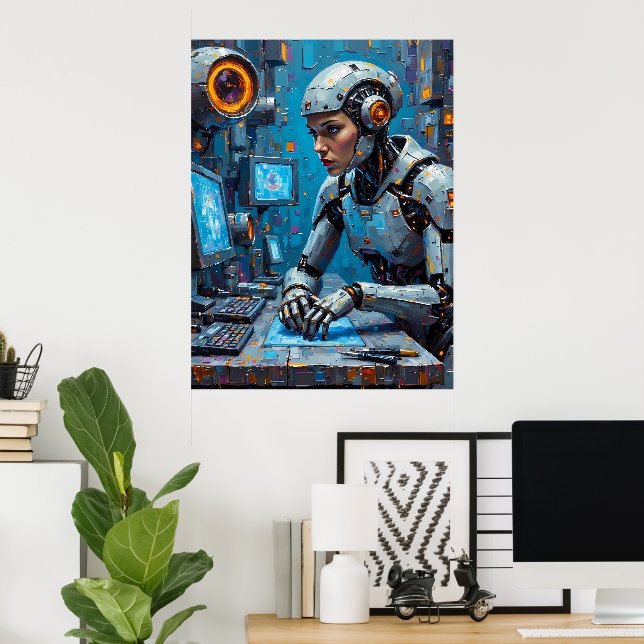 Cyborg at Terminal Poster (Home Office)