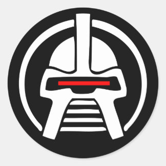 Cyborg Classic Round Sticker