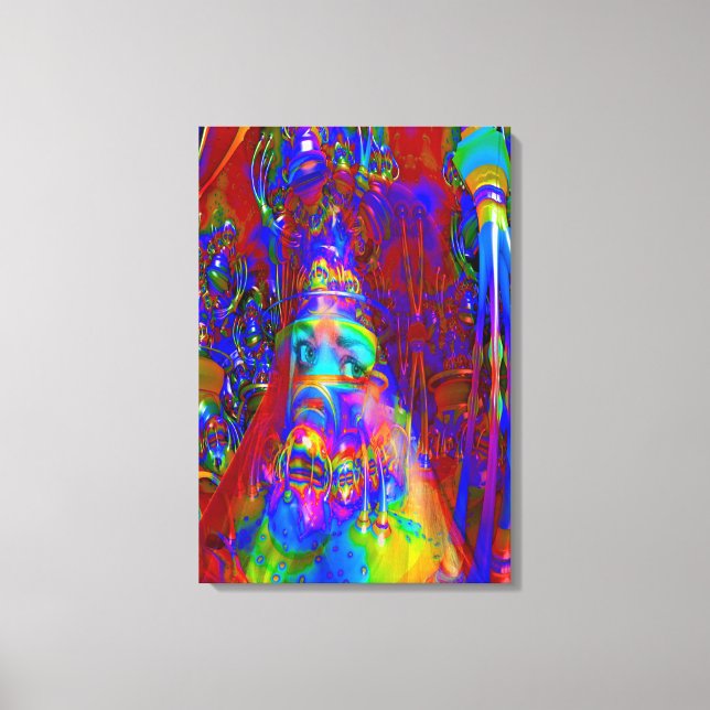 Cyborg Creation Canvas Print (Front)