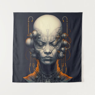 Cyborg Girl Dreamer Teen Tapestry