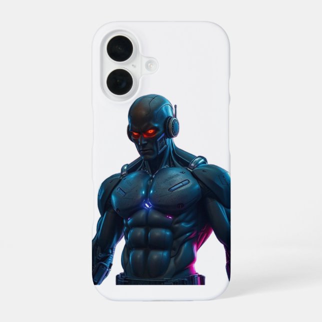 Cyborg iPhone 16 Case (Back)