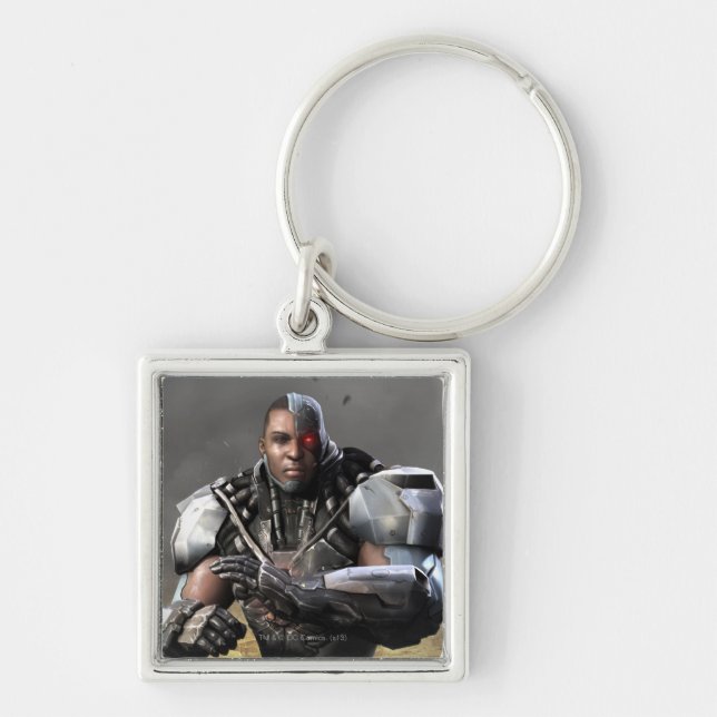 Cyborg Keychain (Front)