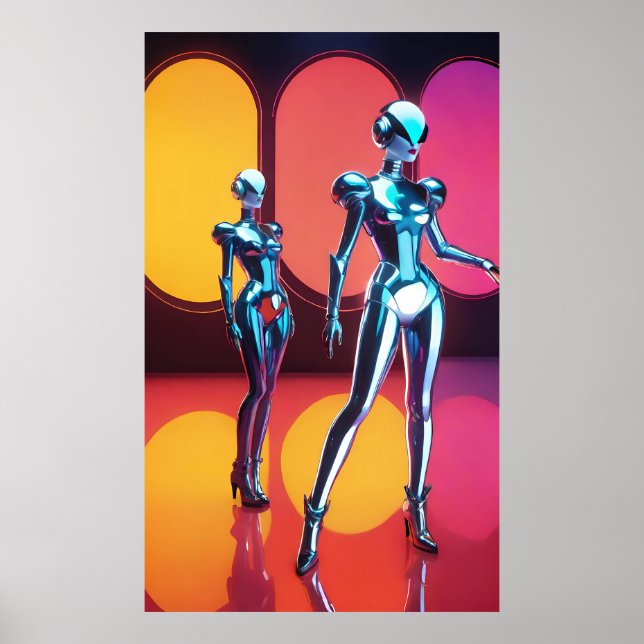 Cyborg Party Girls III Poster (Front)