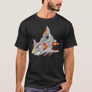 Cyborg Robot Shark T-Shirt