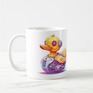 Cyborg Rubber Duck Coffee Mug